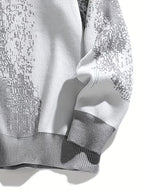 Men's Thermal & Color Block Pullover Sweater