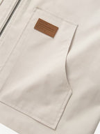 Men's Color Block Polyester Jacket