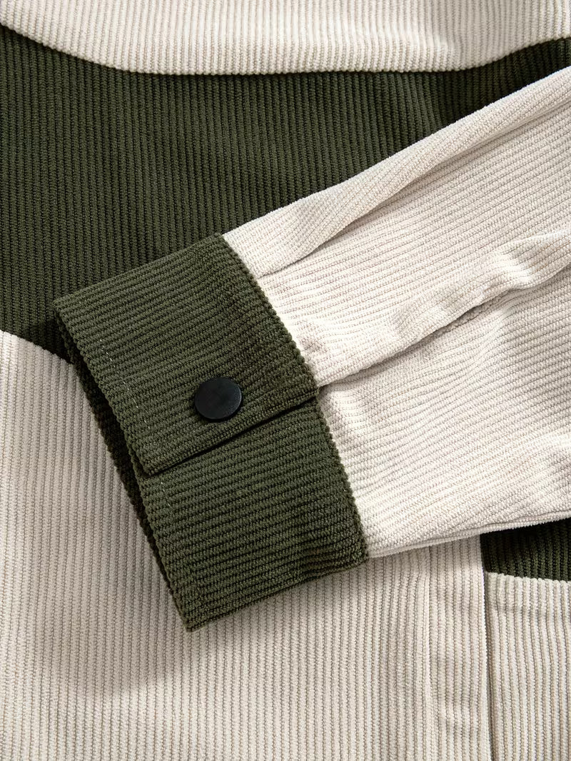 Men's Corduroy Button- Jacket