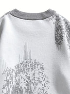 Men's Thermal & Color Block Pullover Sweater